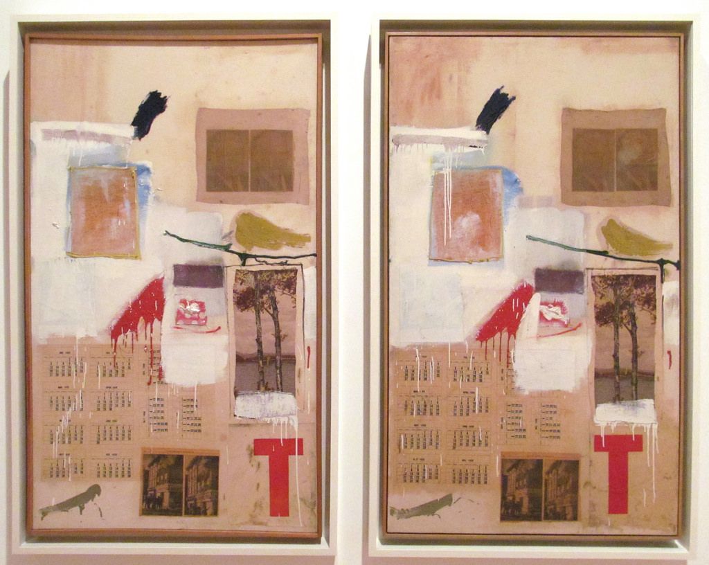 Rauschenberg’s Factum I and Factum II